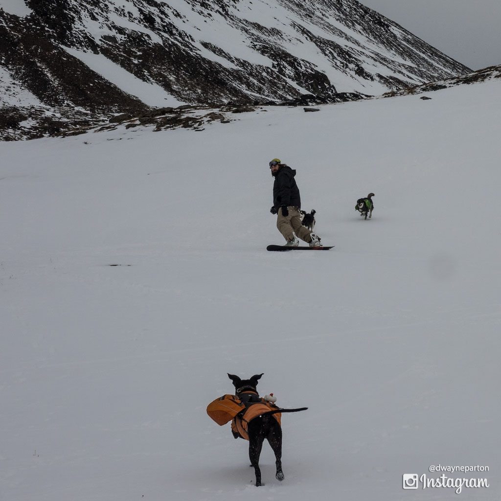 Backcountry Snowboarding at Crow Pass